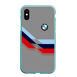Чехол iPhone XS Max матовый Бмв Bmw 2018 Grey, цвет: 3D-мятный
