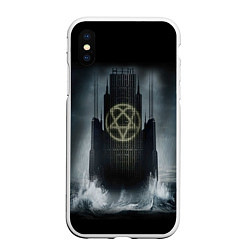 Чехол iPhone XS Max матовый HIM: Devil Castle