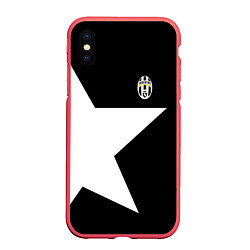 Чехол iPhone XS Max матовый FC Juventus: Star
