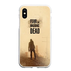 Чехол iPhone XS Max матовый FtWD: Walking Zombie