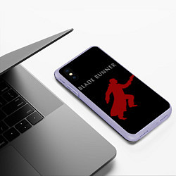 Чехол iPhone XS Max матовый Blade Runner, цвет: 3D-светло-сиреневый — фото 2