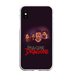 Чехол iPhone XS Max матовый Группа Imagine Dragons