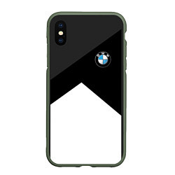 Чехол iPhone XS Max матовый BMW 2018 SportWear 3, цвет: 3D-темно-зеленый