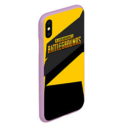 Чехол iPhone XS Max матовый PUBG: Cybersport, цвет: 3D-сиреневый — фото 2