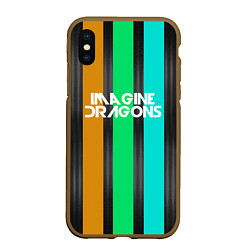 Чехол iPhone XS Max матовый Imagine Dragons: Evolve Lines
