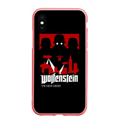 Чехол iPhone XS Max матовый Wolfenstein: Nazi Soldiers, цвет: 3D-баблгам