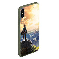 Чехол iPhone XS Max матовый Knight Link, цвет: 3D-темно-зеленый — фото 2