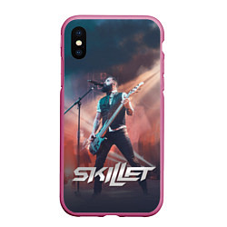 Чехол iPhone XS Max матовый Skillet: John Cooper