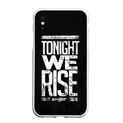 Чехол iPhone XS Max матовый Skillet: We Rise