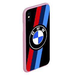 Чехол iPhone XS Max матовый BMW 2021 M SPORT БМВ М СПОРТ, цвет: 3D-розовый — фото 2