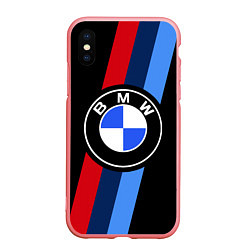 Чехол iPhone XS Max матовый BMW 2021 M SPORT БМВ М СПОРТ, цвет: 3D-баблгам