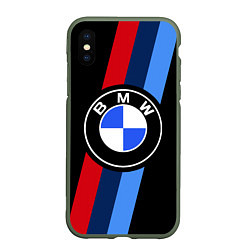 Чехол iPhone XS Max матовый BMW 2021 M SPORT БМВ М СПОРТ