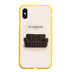 Чехол iPhone XS Max матовый The Cranberries: Zombie, цвет: 3D-желтый