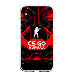 Чехол iPhone XS Max матовый CS:GO - Кирилл