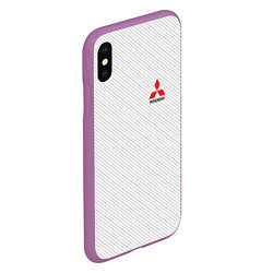 Чехол iPhone XS Max матовый MITSUBISHI SPORT, цвет: 3D-фиолетовый — фото 2