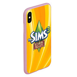 Чехол iPhone XS Max матовый The Sims: Roaring Heights, цвет: 3D-розовый — фото 2