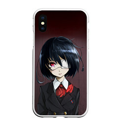 Чехол iPhone XS Max матовый Mei Misaki, цвет: 3D-белый