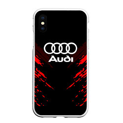 Чехол iPhone XS Max матовый Audi: Red Anger