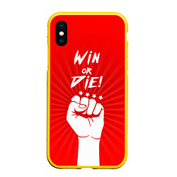 Чехол iPhone XS Max матовый FCSM: Win or Die
