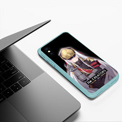 Чехол iPhone XS Max матовый Re:Creators, цвет: 3D-мятный — фото 2