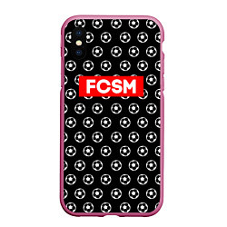 Чехол iPhone XS Max матовый FCSM Supreme