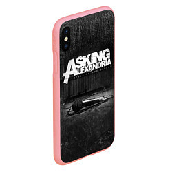Чехол iPhone XS Max матовый Asking Alexandria: Black Micro, цвет: 3D-баблгам — фото 2