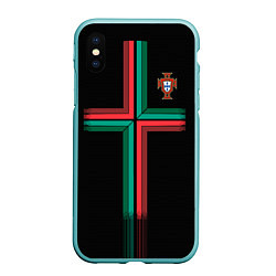 Чехол iPhone XS Max матовый Сборная Португалии: Альтернатива ЧМ-2018