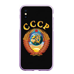 Чехол iPhone XS Max матовый Советский Союз