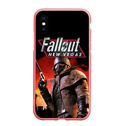 Чехол iPhone XS Max матовый Fallout: New Vegas, цвет: 3D-баблгам