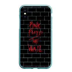 Чехол iPhone XS Max матовый Pink Floyd: The Wall, цвет: 3D-мятный