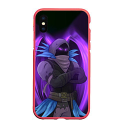 Чехол iPhone XS Max матовый Violet Raven