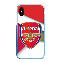 Чехол iPhone XS Max матовый FC Arsenal