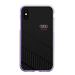 Чехол iPhone XS Max матовый Audi: Grey Collection