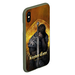 Чехол iPhone XS Max матовый Kingdom Come: Sad Henry, цвет: 3D-темно-зеленый — фото 2