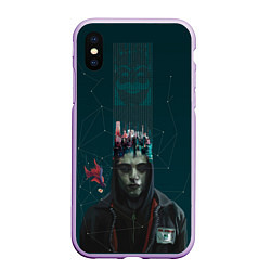 Чехол iPhone XS Max матовый Mr. Robot