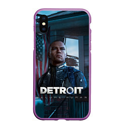 Чехол iPhone XS Max матовый Detroit: Markus