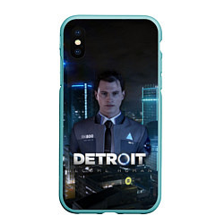 Чехол iPhone XS Max матовый Detroit: Connor