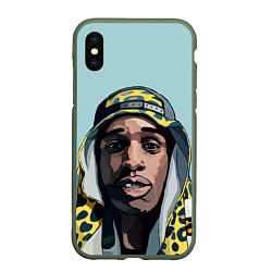 Чехол iPhone XS Max матовый ASAP Rocky: Far East