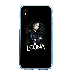 Чехол iPhone XS Max матовый Louna: Lusine Gevorkyan, цвет: 3D-голубой