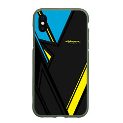 Чехол iPhone XS Max матовый Cyberpunk 2077: Sport