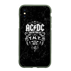 Чехол iPhone XS Max матовый AC/DC: Run For Your Life