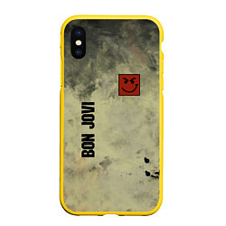 Чехол iPhone XS Max матовый Bon Jovi