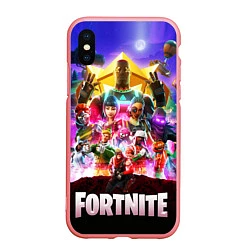 Чехол iPhone XS Max матовый Fortnite: Battle Royale, цвет: 3D-баблгам