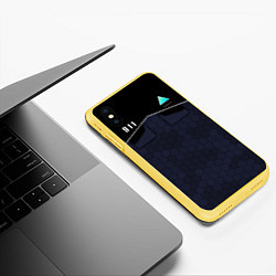 Чехол iPhone XS Max матовый Detroit: COP 911, цвет: 3D-желтый — фото 2