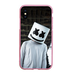 Чехол iPhone XS Max матовый Marshmallow DJ