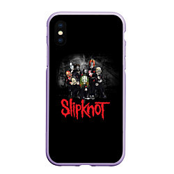 Чехол iPhone XS Max матовый Slipknot Band