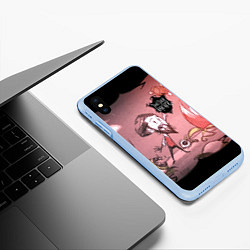 Чехол iPhone XS Max матовый Don't Starve Together, цвет: 3D-голубой — фото 2