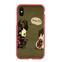 Чехол iPhone XS Max матовый Wilson outcast