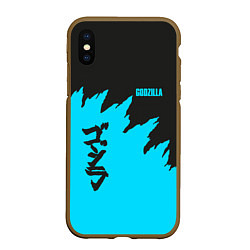 Чехол iPhone XS Max матовый GODZILLA