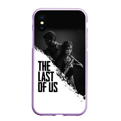 Чехол iPhone XS Max матовый The Last of Us: White & Black